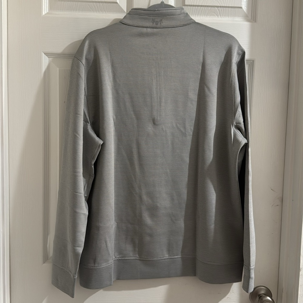 Hickey Freeman Half Zip Golf Pullover Size L Gray Also available in small size - Picture 7 of 8